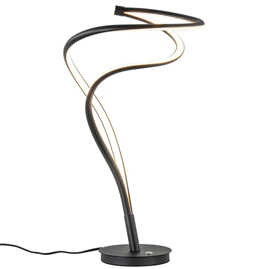 Design tafellamp zwart met dimbaar LED>Straluma Hot