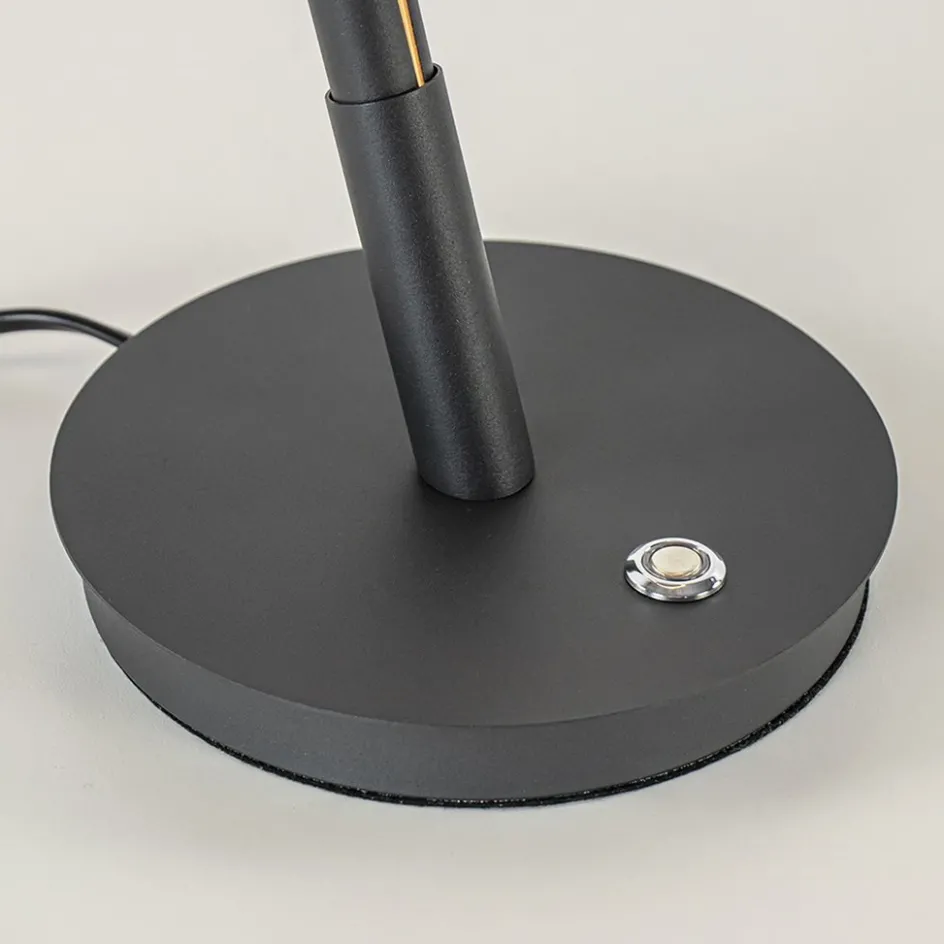 Design tafellamp zwart met dimbaar LED>Straluma Hot