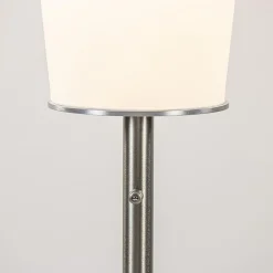 Design vloerlamp cilinder opaal glas met dimbaar LED><noscript><img width=