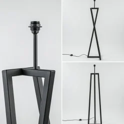 Design vloerlamp frame mat zwart excl kap></noscript>Straluma Outlet