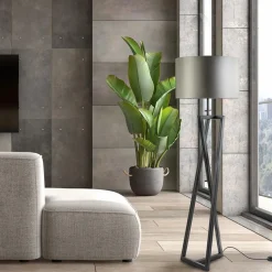 Design vloerlamp frame mat zwart excl kap></noscript>Straluma Outlet