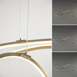 Dimbare LED hanglamp goud><noscript><img width=