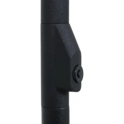 Dimbare LED vloerlamp zwart met witte schotels></noscript>Straluma