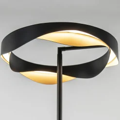 Dimbare LED vloerlamp zwart met goud></noscript>Straluma Clearance