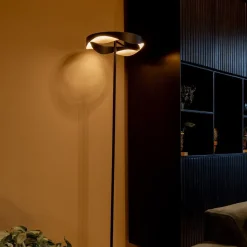 Dimbare LED vloerlamp zwart met goud></noscript>Straluma Clearance