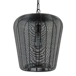 Draad hanglamp Adeta mat zwart Ø31 cm>Straluma Discount