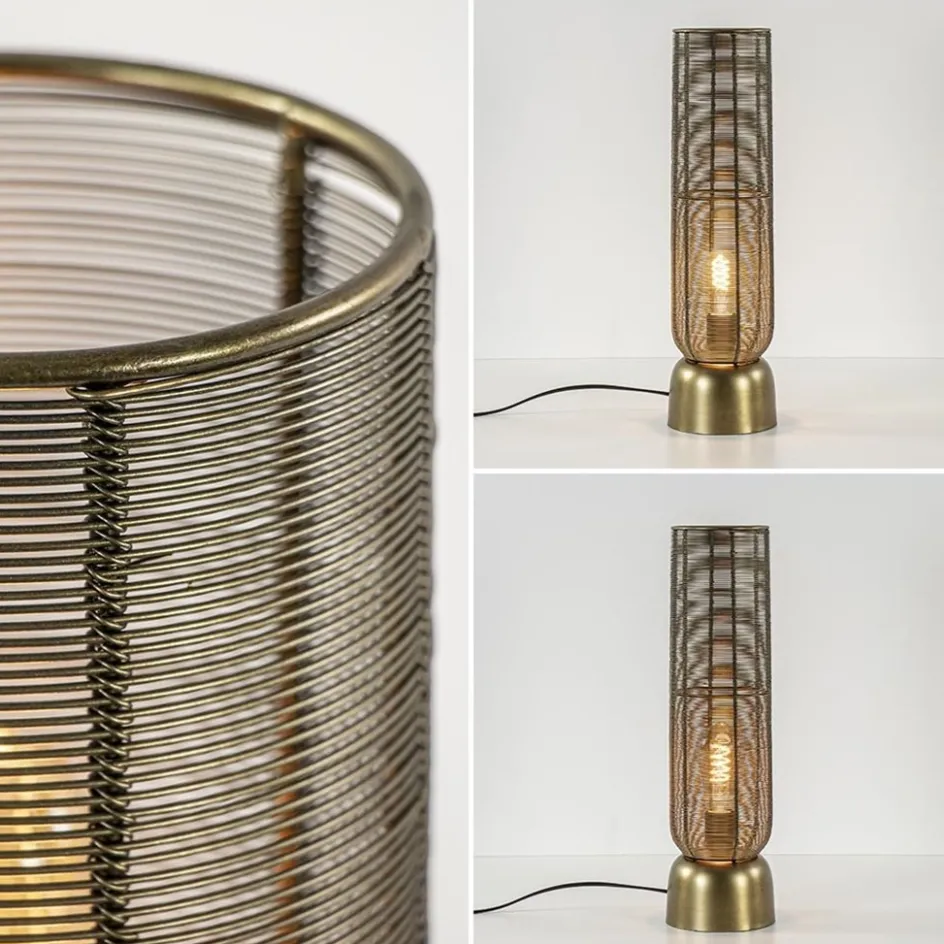 Draad tafellamp Lezuza antiek brons L&L>Straluma Best