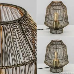 Draad tafellamp Vitora antiek brons></noscript>Straluma Sale