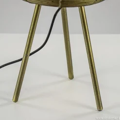 Driepoot tafellamp Tomek antiek brons></noscript>Straluma Discount