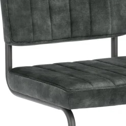 Eetkamerstoel hunter groen met zwart onderstel><noscript><img width=