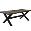Eettafel Light & Living zink/hout>Straluma Discount