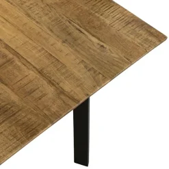 Eettafel mangohout met zwarte poot 240x90 cm></noscript>Straluma Hot