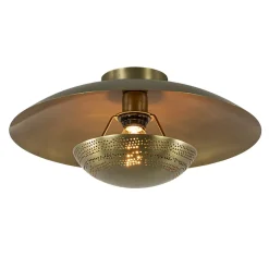 Elegante plafond/wandlamp antiek brons>Straluma Best