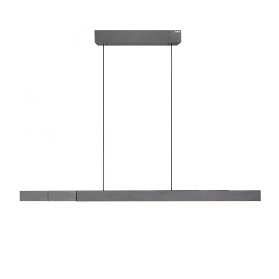Elektrisch verstelbare LED hanglamp grijs dimbaar>Straluma