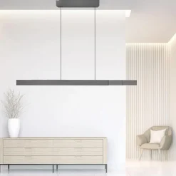 Elektrisch verstelbare LED hanglamp grijs dimbaar><noscript><img width=