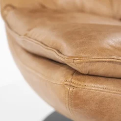 Fauteuil Sven leer - cognac><noscript><img width=