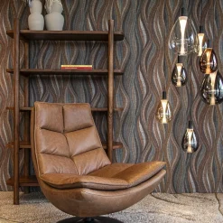 Fauteuil Sven leer - cognac><noscript><img width=