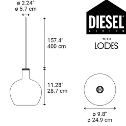 Flask C hanglamp 25cm metallic black></noscript>Straluma Best
