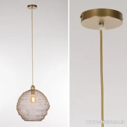 Gaas hanglamp Nina mat goud><noscript><img width=