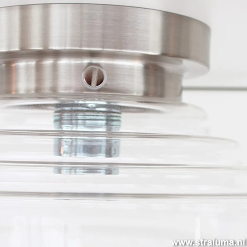 Glazen art deco Plafonniere keuken-hal>Straluma Best