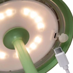 Groene LED buitenlamp op batterij oplaadbaar><noscript><img width=