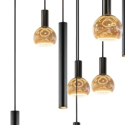 Grote design hanglamp / videlamp zwart Ø100 cm>Straluma Clearance