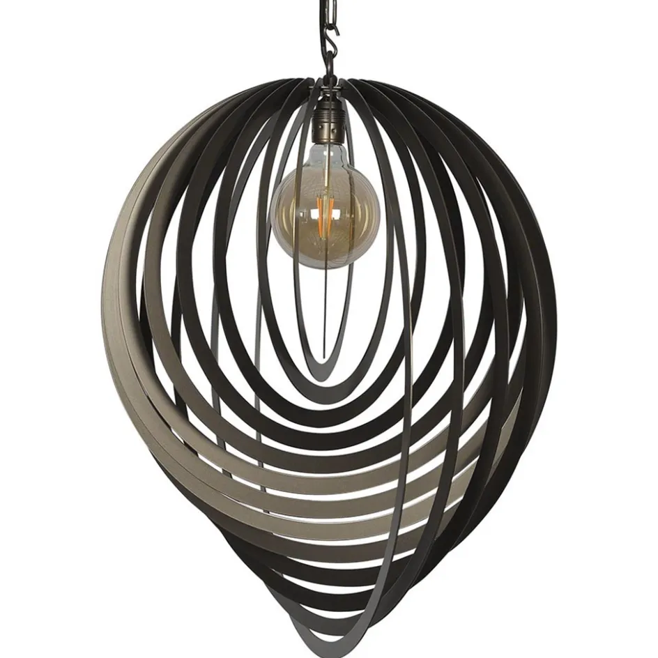Grote design hanglamp ringen platinum 80 cm>Straluma Discount
