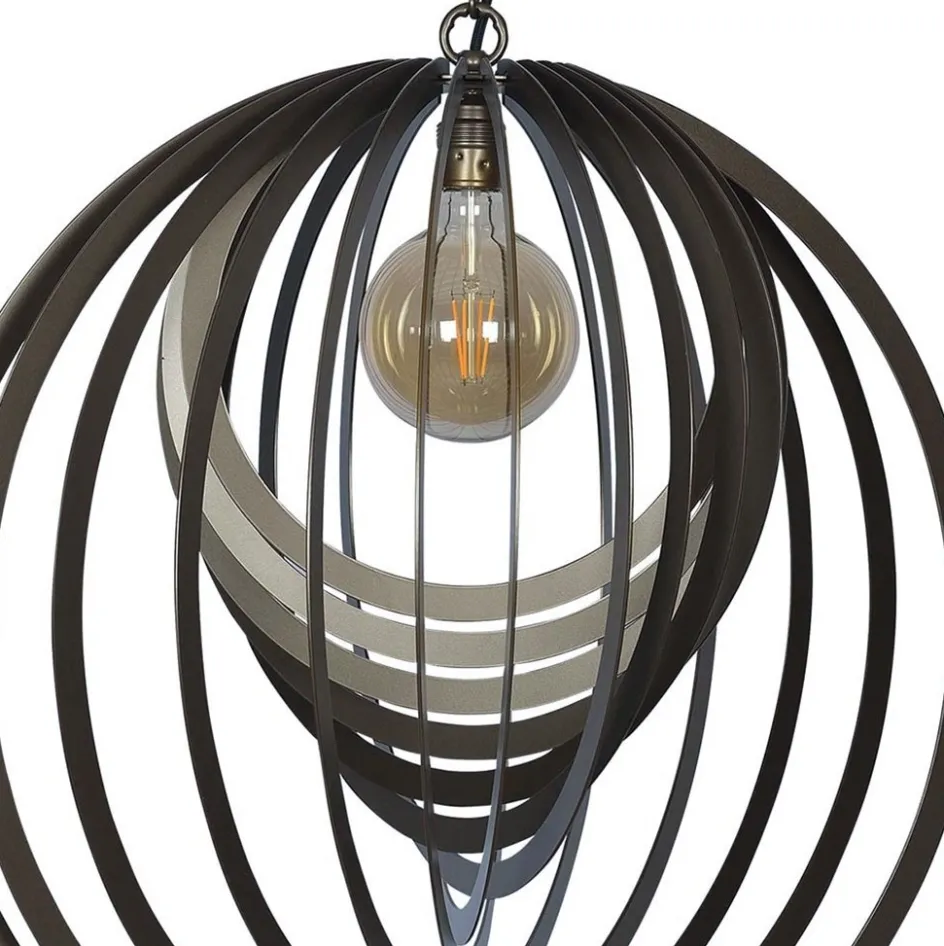 Grote design hanglamp ringen platinum 80 cm>Straluma Discount