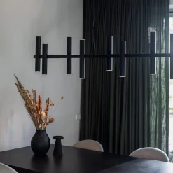 Grote design hanglamp tubes mat zwart 14-lichts></noscript>Straluma Clearance