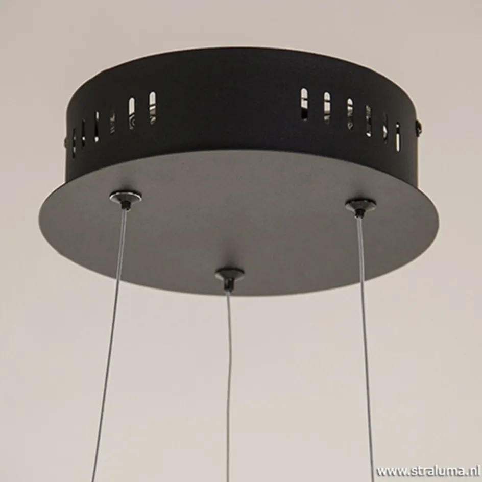 Grote design hanglamp zwart LED>Straluma Clearance
