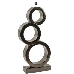 Grote design lampvoet Circles brons exclusief kap>Straluma New