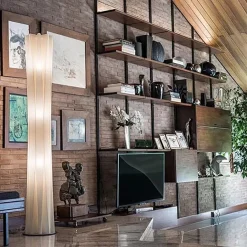 Grote design vloerlamp Bach licht goud inclusief dimmer><noscript><img width=