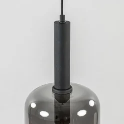 Grote hanglamp Lekar zwart met smoke glas></noscript>Straluma Clearance