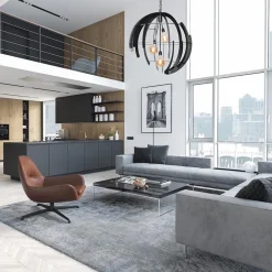 Grote hanglamp Terra 80 cm zwart></noscript>Straluma New