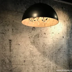 Grote koepel hanglamp met kristal Ø90 cm><noscript><img width=