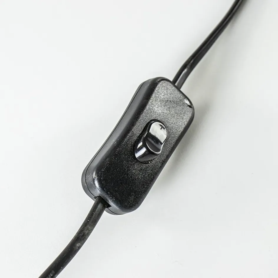 Grote landelijke lampvoet Pasco donker hout excl. kap>Straluma Sale