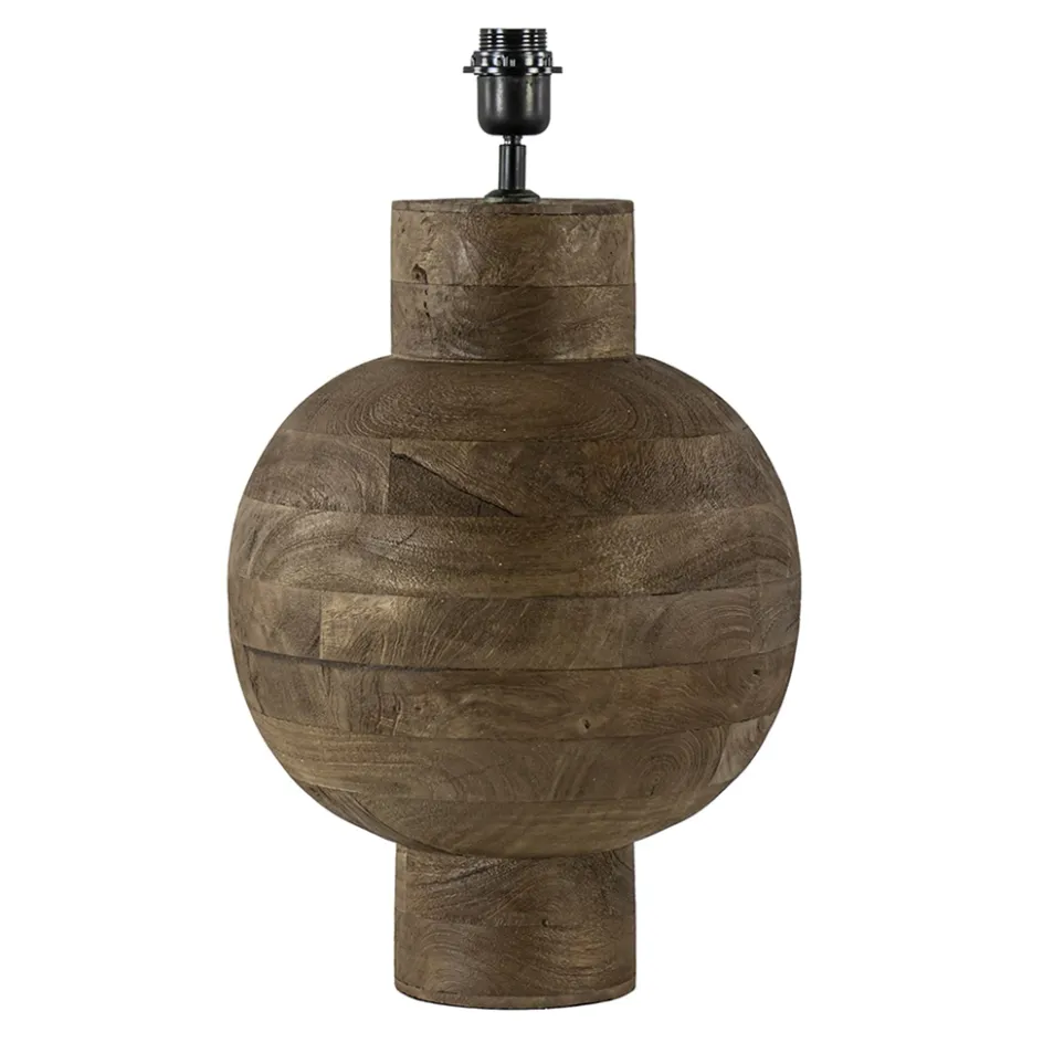 Grote Light and Living lampvoet Barumi hout>Straluma New