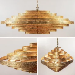 Grote metalen hanglamp ovaal brons></noscript>Straluma Discount