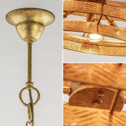 Grote metalen hanglamp ovaal brons></noscript>Straluma Discount