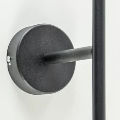 Grote wandlamp mat zwart met witte glazen bol></noscript>Straluma Online