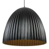 Grote XL hanglamp relief zwart met goud>Straluma Outlet