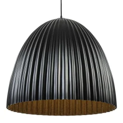 Grote XL hanglamp relief zwart met goud>Straluma Outlet