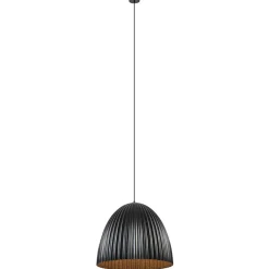 Grote XL hanglamp relief zwart met goud>Straluma Outlet