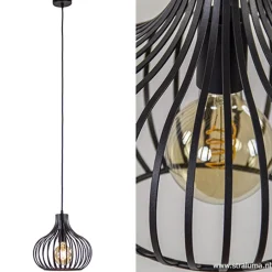 Hanglamp Aglio 28cm zwart></noscript>Straluma