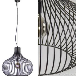 Hanglamp Aglio draad zwart 60cm><noscript><img width=