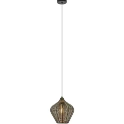 Hanglamp Alvaro 27cm antiek brons>Straluma Hot