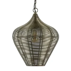 Hanglamp Alvaro 36cm antiek brons>Straluma