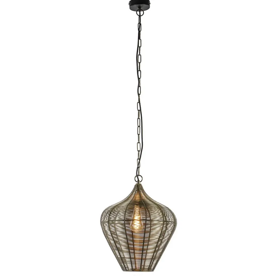 Hanglamp Alvaro 36cm antiek brons>Straluma