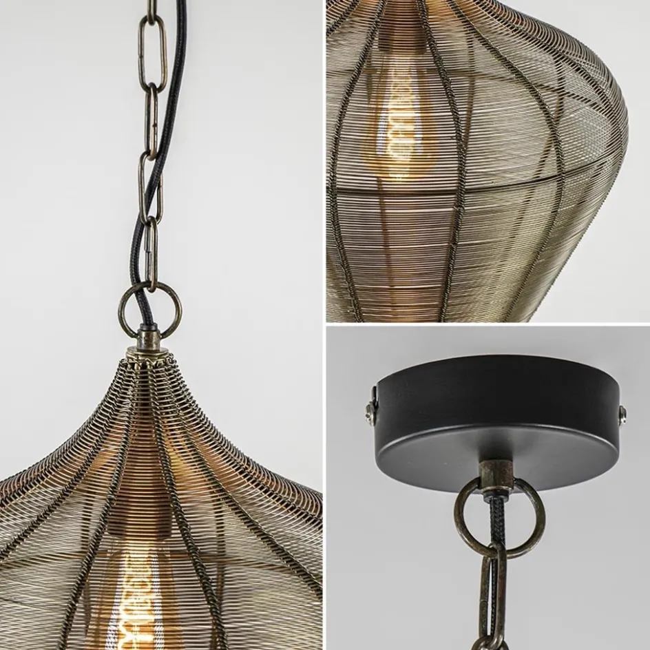 Hanglamp Alvaro 36cm antiek brons>Straluma