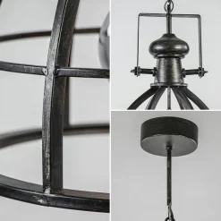 Hanglamp Amy zwartstaal industrieel><noscript><img width=